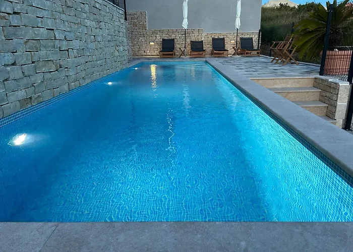 M Podstrana-private Pool 30 M2 Apartmán *